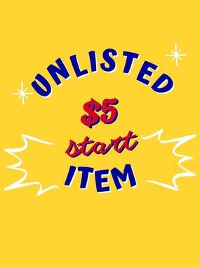 $5 Start Unlisted Live Show Item